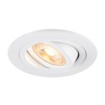 SLV New Tria 75 Spot Aluminium Weiß Rund | Ausschnitt 75mm - Geeignet für 1x GU10 