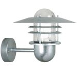 Nordlux Agger Wandleuchte Brushed Aluminium | Geeignet für 1x E27
