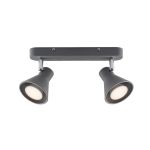 Nordlux Eik 2 Spot Metall Grau | Geeignet für 2x GU10