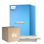 Mehrfachpackung 4x Philips Corepro LED Lineair R7s 118mm 14W 2000lm - 840 Kaltweiß | Dimmbar - Ersatz Für 120W