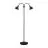 Nordlux Ray Stehlampe Metall Schwarz | Geeignet für 2x E14