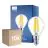 Mehrfachpackung 10x Philips Master Value LED Lustre E14 Kugel Fadenlampe Klar 3.4W 470lm - 927 Extra Warmweiß | Höchste Farbwiedergabe - Dimmbar - Ersatz Für 40W