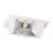 LED Downlight Wallwasher Wally Mittel Weiß 27W 3700lm 78x100D - 830 Warmweiß - 238x145mm