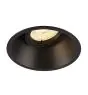 SLV Horn-T Spot Aluminium Schwarz Rund | Ausschnitt 97mm - Geeignet für 1x GU10 
