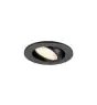 SLV New Tria 45 Spot Aluminium Schwarz Rund 4W 360lm 24D - 930 Warmweiß | Ausschnitt 45mm -  Höchste Farbwiedergabe