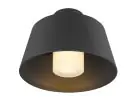 SLV Photoni Aluminium Schwarz | Geeignet für 1x E27