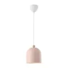 Nordlux Gaston Pendelleuchte Metall und Holz Rosa | Geeignet für E27